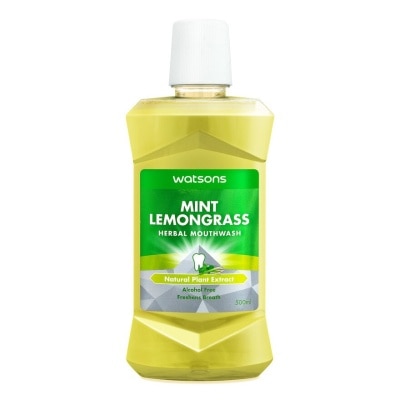 WATSONS Mint Lemongrass Herbal Mouthwash 500ml