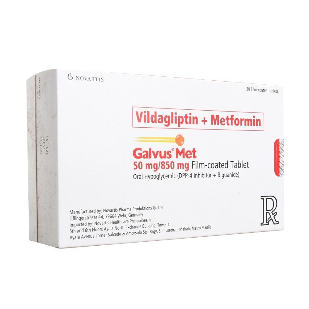 Galvusmet Vidagliptin 50mg+ Metformin 850mg 1 Tablet [Prescription Required]