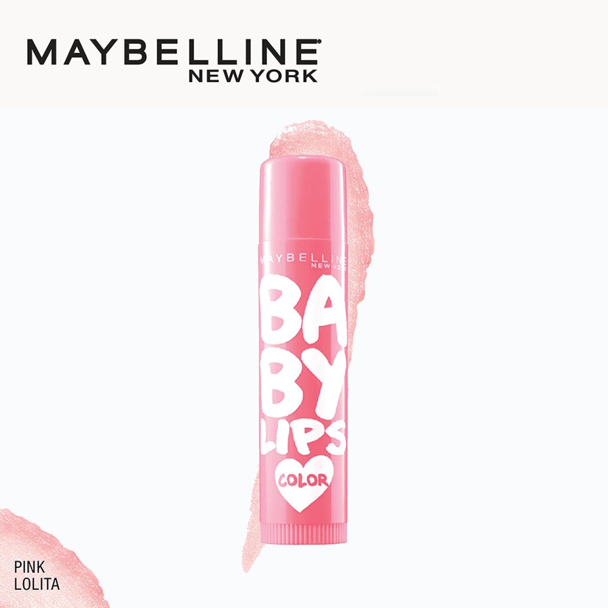 MAYBELLINE Baby Lips Loves Color Lip Balm - Pink Lolita 4g