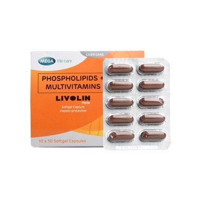 LIVOLIN Phosphatidylcholine + nicotinamide + dl-? tocopheryl acetate + vit B1 + vit B2 + vit B6 + vit B12  1 Softgel Capsule [PRESCRIPTION REQUIRED]