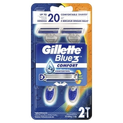 GILLETTE Blue 3 Comfort Blister Pack 2s