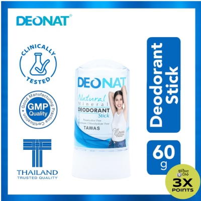 DEO NAT Natural Mineral Deodorant Stick 60g