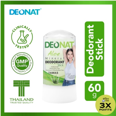 DEO NAT Aloe Mineral Deodorant Stick 60g