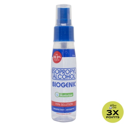 BIOGENIC Isopropyl Alcohol 70% 50mL