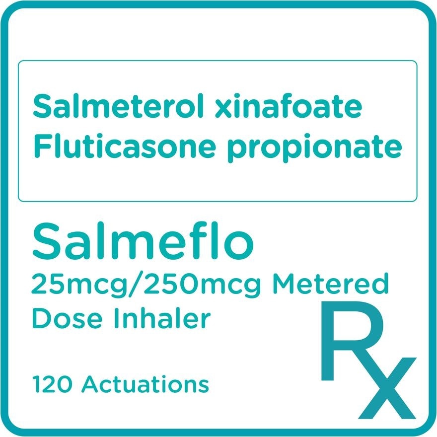 Salmeterol xinafoate 25mcg + Fluticasone propionate 250mcg 120 Actuations [PRESCRIPTION REQUIRED]