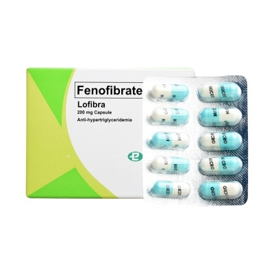 LOFIBRA Lofibra Fenofibrate 200mg 1capsule [Prescription Required]