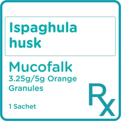 MUCOFALK Ispaghula Husk Powder for oral suspension Orange flavor 5g [PRESCRIPTION REQUIRED]