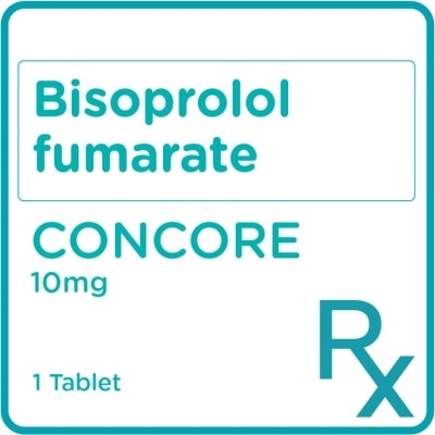 CONCORE Bisoprolol fumarate 10mg 1 Tablet [PRESCRIPTION REQUIRED]