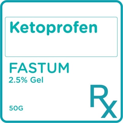 FASTUM Ketoprofen Gel 2.5% 50g [PRESCRIPTION REQUIRED]