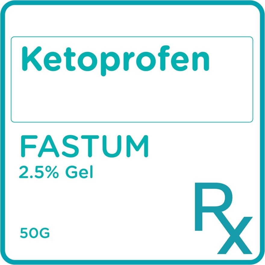 Ketoprofen Gel 2.5% 50g [PRESCRIPTION REQUIRED]