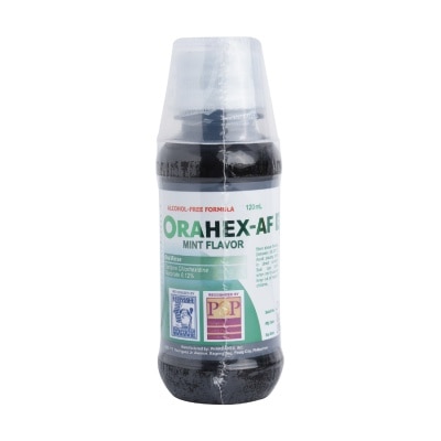 ORAHEX ORAHEX ORAL RINSE 120ML MINT ALCOHOL FR