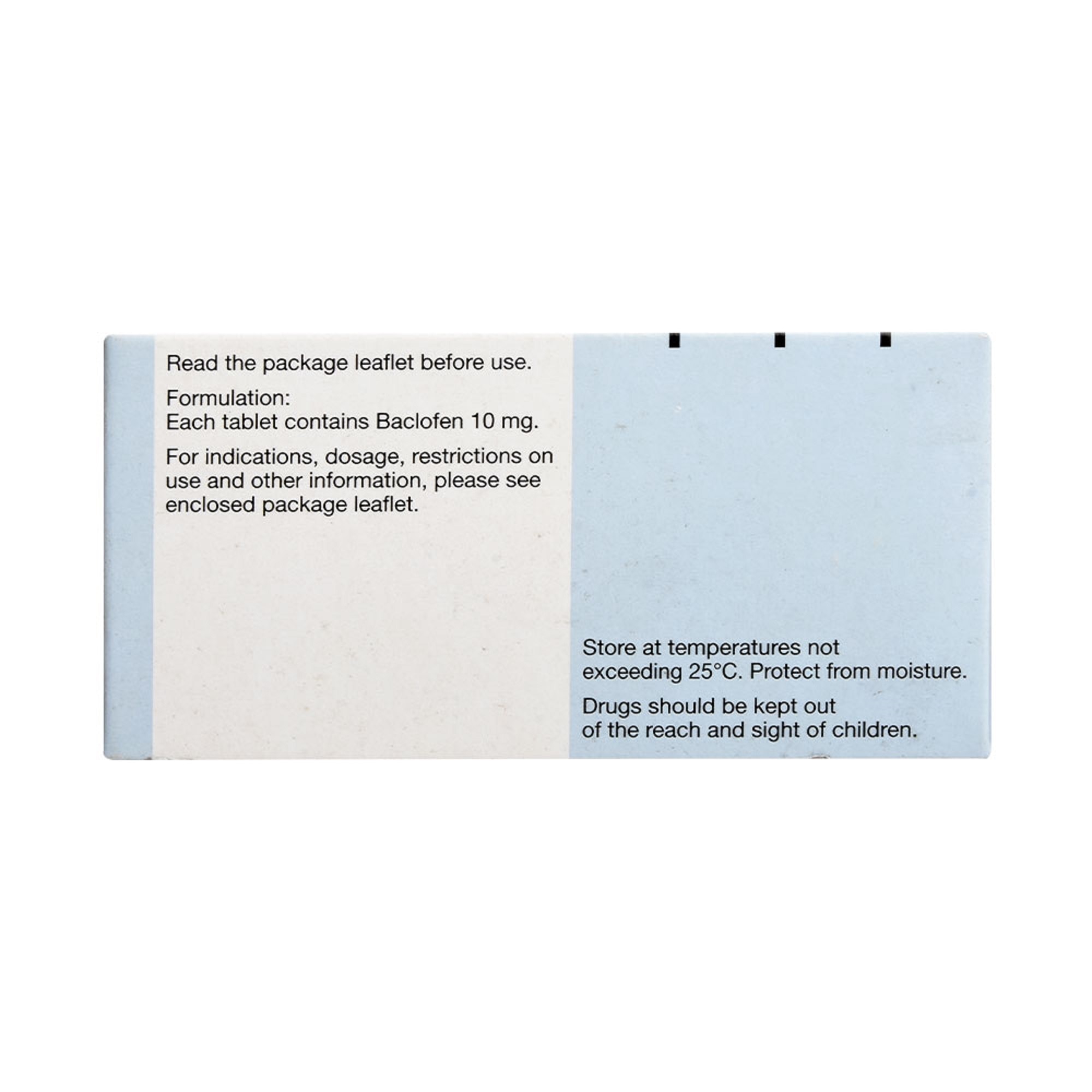 Baclofen 10mg 1 Tablet [PRESCRIPTION REQUIRED]