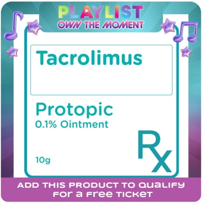PROTOPIC - Tacrolimus 0.1% Ointment 10g [PRESCRIPTION REQUIRED]