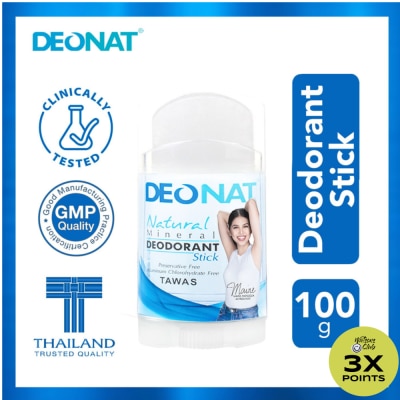 DEO NAT Natural Mineral Deodorant Stick 100g
