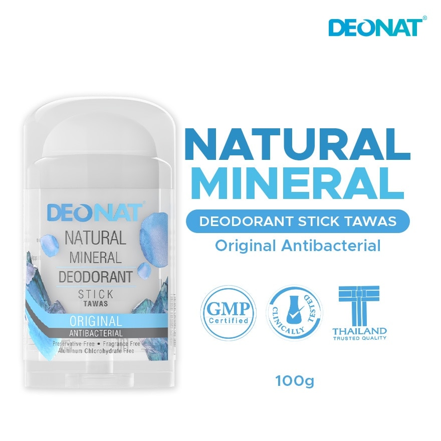 DEONAT Natural Mineral Deodorant Stick Tawas 100g