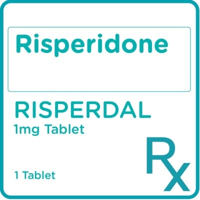 RISPERDAL Risperidone 1mg 1 Tablet [PRESCRIPTION REQUIRED]