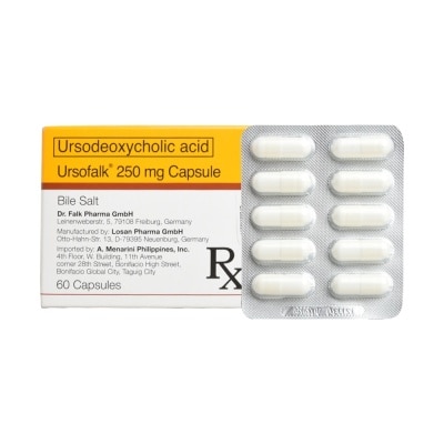 URSOFALK URSOFALK Ursodeoxycholic Acid 250mg Sold Per Piece [PRESCRIPTION REQUIRED]