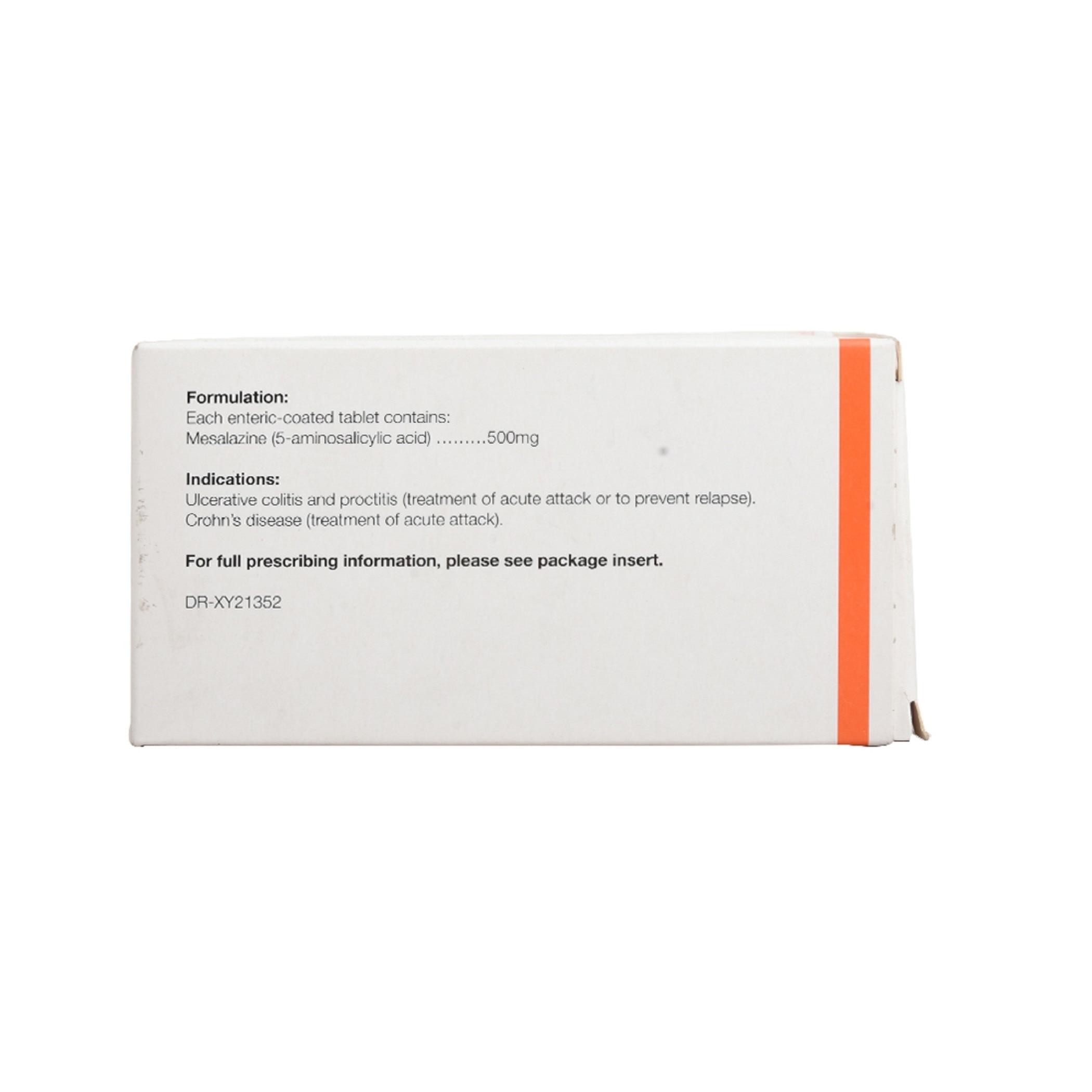 Mesalazine 500mg 1 Enteric-coated Tablet [PRESCRIPTION REQUIRED]