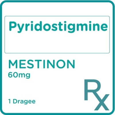 MESTINON Pyridostigmine 60mg 1 Tablet [Prescription Required]