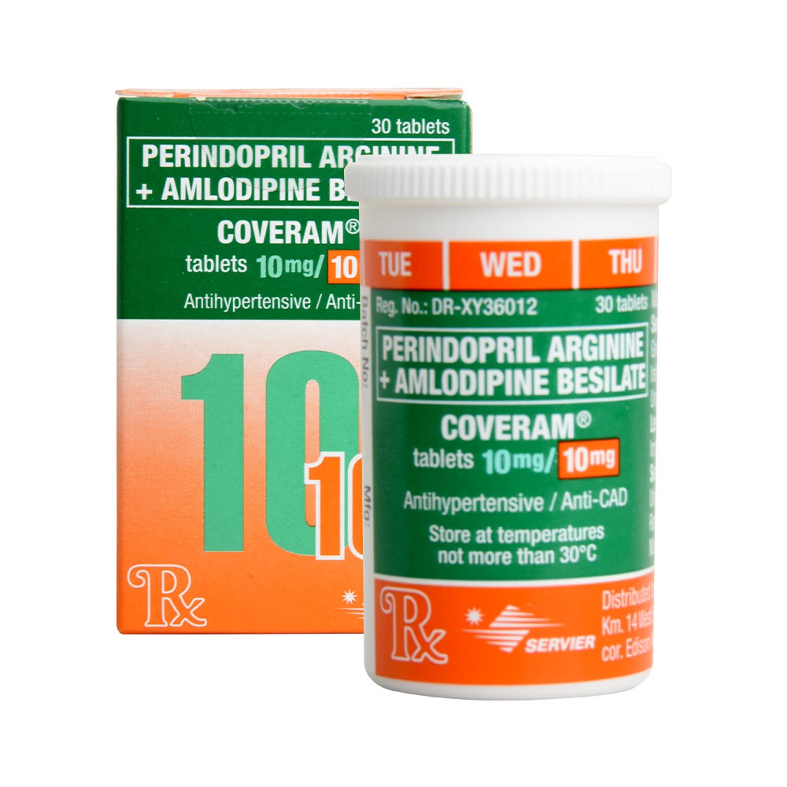 Coveram Perindopril arginine 10mg + Amlodipine 10mg 1 Tablet [Prescription Required]