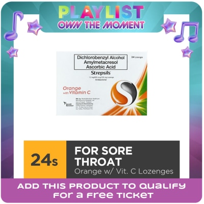 STREPSILS - Orange with Vitamin C Blister Pack 24s