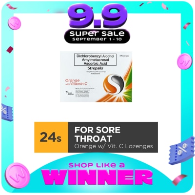 STREPSILS - Orange with Vitamin C Blister Pack 24s image