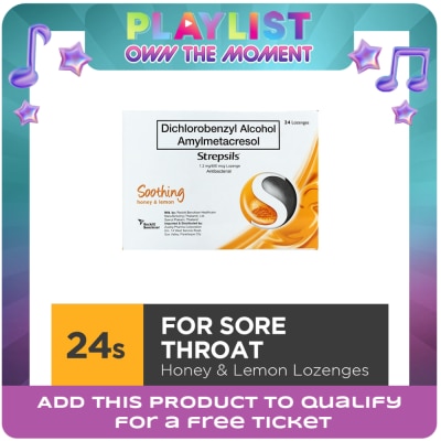 STREPSILS - Soothing Honey & Lemon Blister Pack 24s