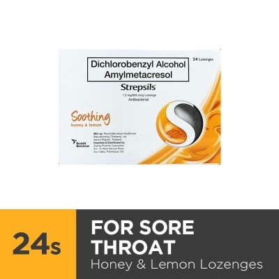 STREPSILS Soothing Honey & Lemon Blister Pack 24s