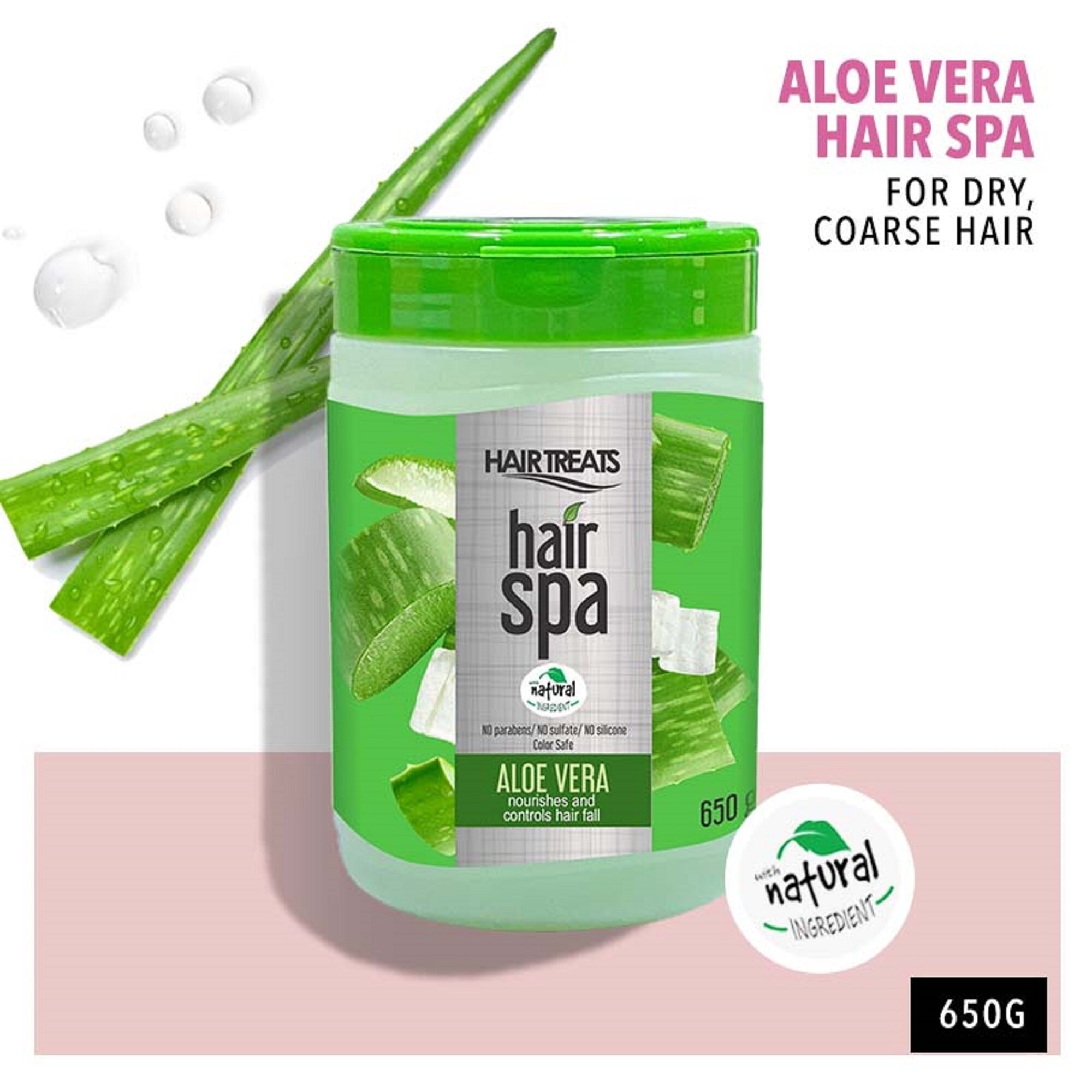 Hair Fall Control Hair Spa Aloe Vera 650g