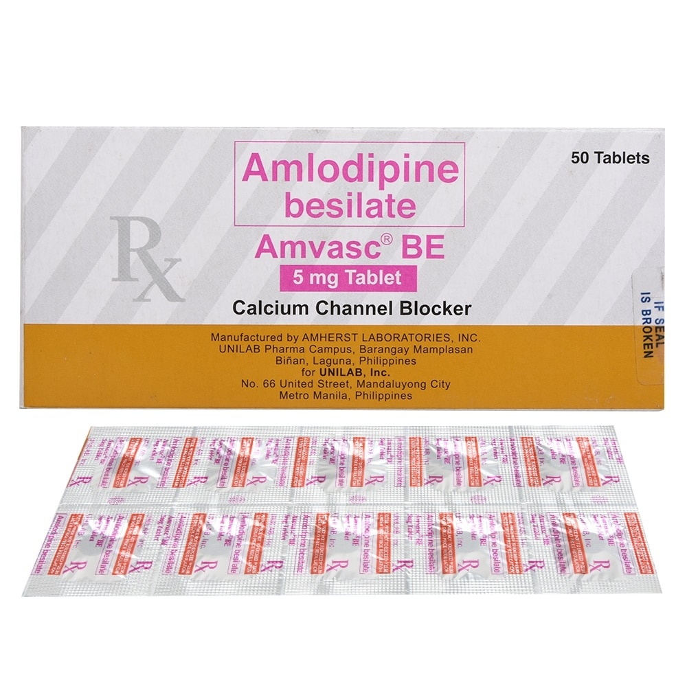 Amlodipine besilate 5 mg 1 Tablet [PRESCRIPTION REQUIRED]