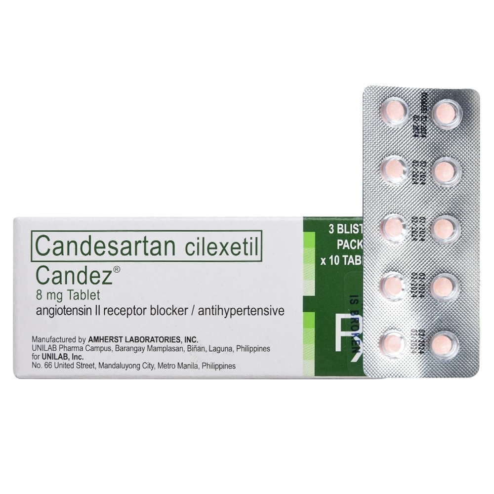 CANDEZ Candez Candesartan 8mg Sold Per Piece [Prescription Required]