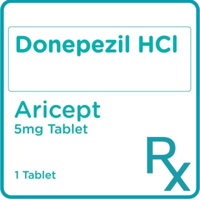 ARICEPT Donepezil HCl 5 mg Orodispersible 1 Tablet [PRESCRIPTION REQUIRED]