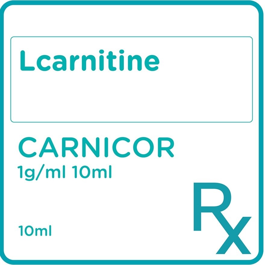 L-Carnitine 10% Oral Solution; Amber Glass Bottle 10 ml [PRESCRIPTION REQUIRED]