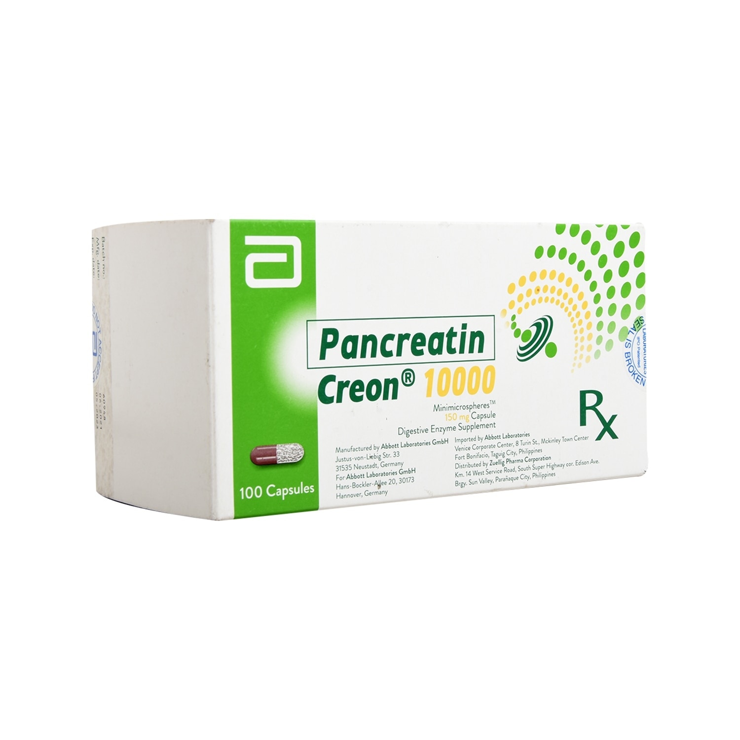 Pancreatin 150mg 1 Capsule [PRESCRIPTION REQUIRED]