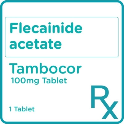 TAMBOCOR Flecainide Acetate 100mg 1 Tablet [PRESCRIPTION REQUIRED]