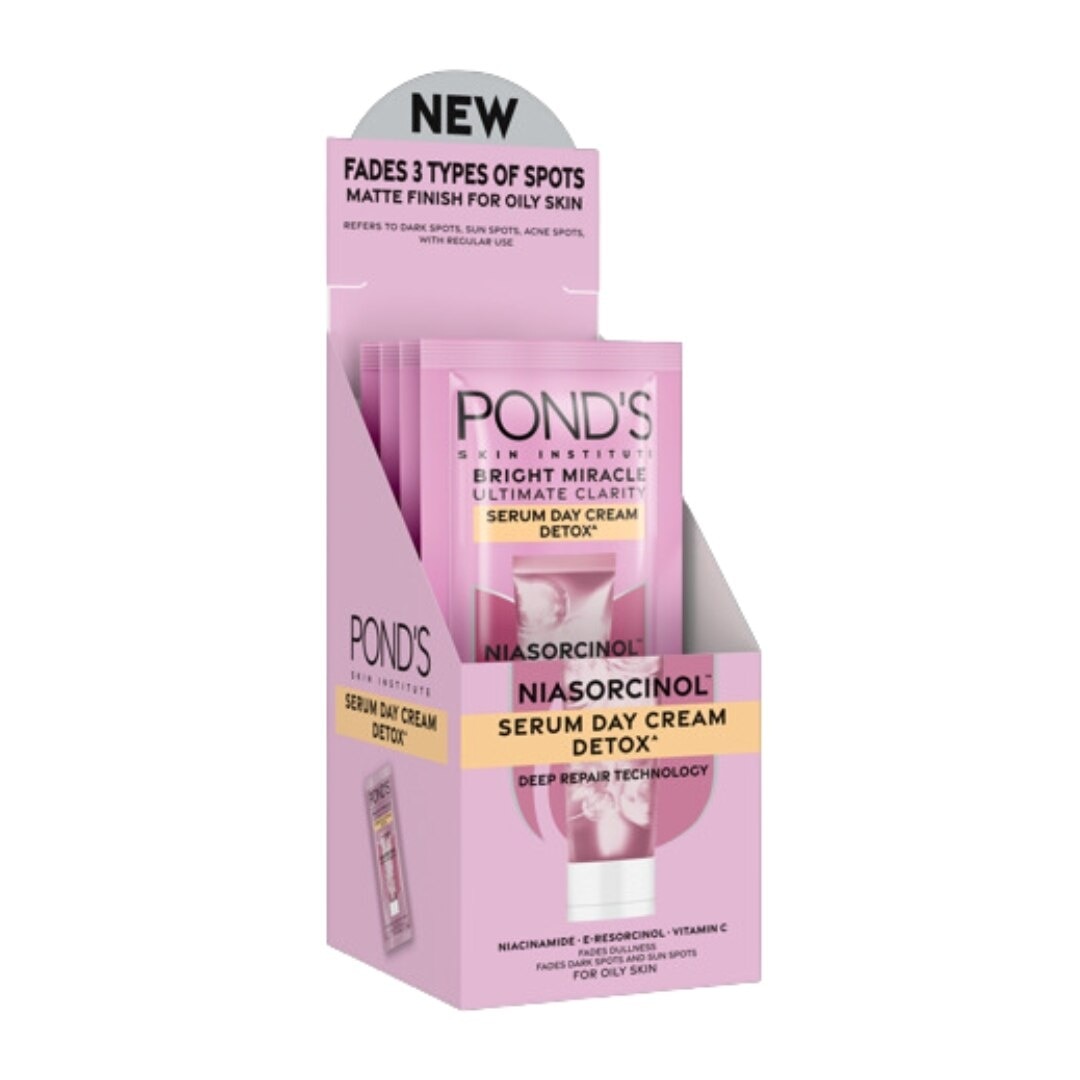 PONDS Bright Miracle Day Cream Detox 7g