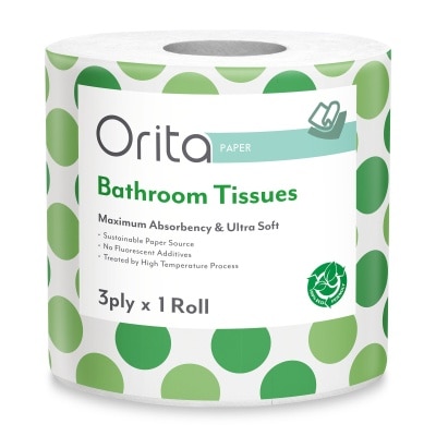 ORITA Bathroom Tissue Single 3ply 450 sheets