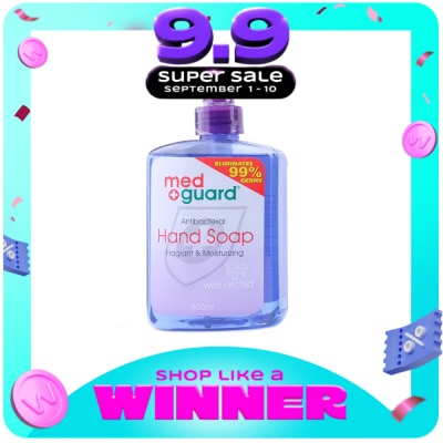 MED GUARD - Wild Orchid Anti Bacterial Hand Soap 500ml image