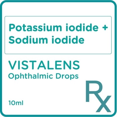 VISTALENS VISTALENS Potassium Iodide + Sodium iodide Ophthalmic Drops 10ml [PRESCRIPTION REQUIRED]