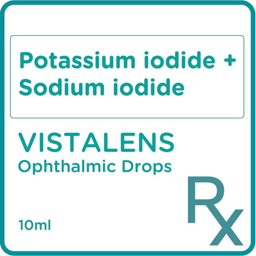 VISTALENS Potassium Iodide + Sodium iodide Ophthalmic Drops 10ml [PRESCRIPTION REQUIRED]