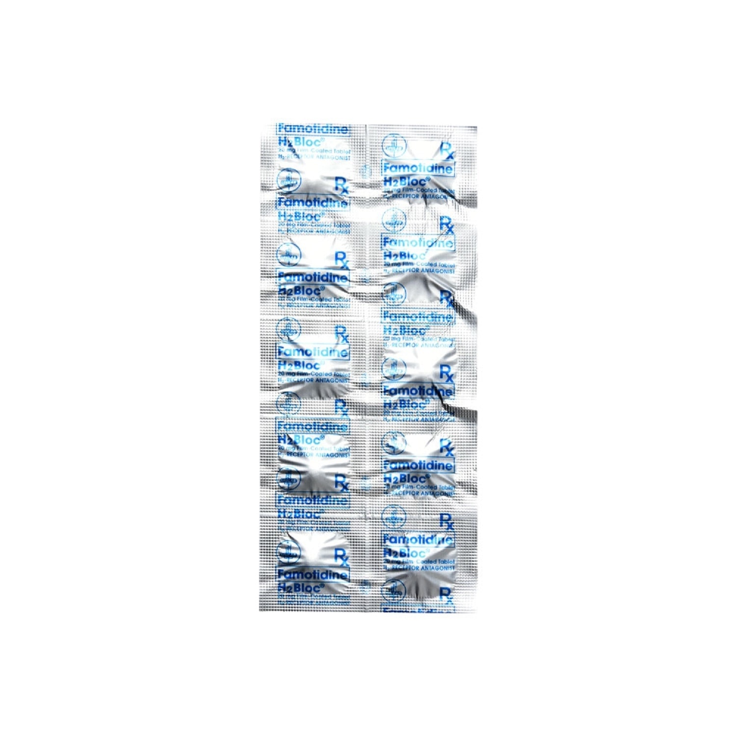 H2BLOC Famotidine 20mg 1 Film Coated Tablet Sold Per Piece [PRESCRIPTION REQUIRED]