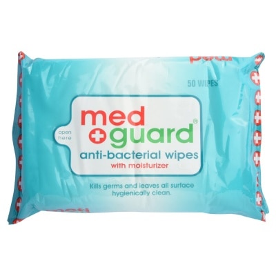 MED GUARD Anti Bacterial wipes with Moisture 50s