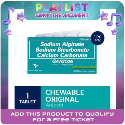 GAVISCON - GAVISCON GAVISCON Original Chewable Sold Per Piece