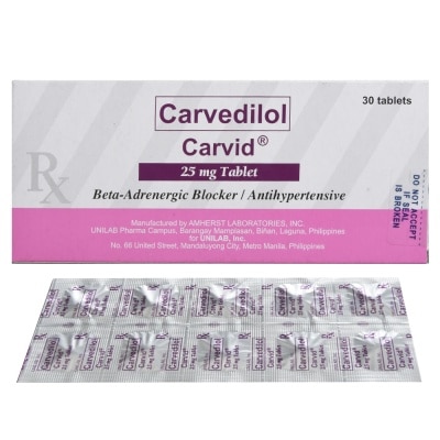 CARVID Carvid 25mg 1 Tablet [Prescription Required]