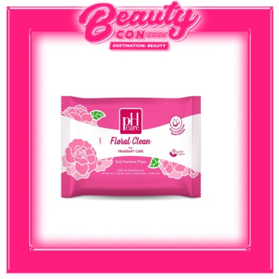 PH CARE Floral Clean Wipes 10S