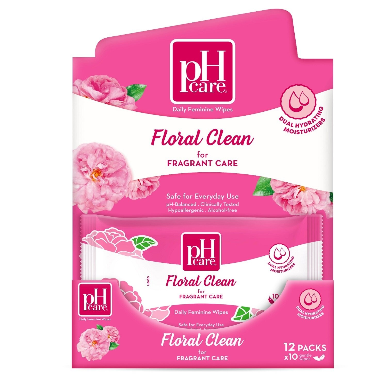 Floral Clean Wipes 10S