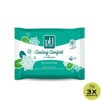 PH CARE Cooling Comfort Wipes 10S