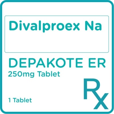 DEPAKOTE Divalproex Na 250mg 1 Extended-Release Tablet [PRESCRIPTION REQUIRED]