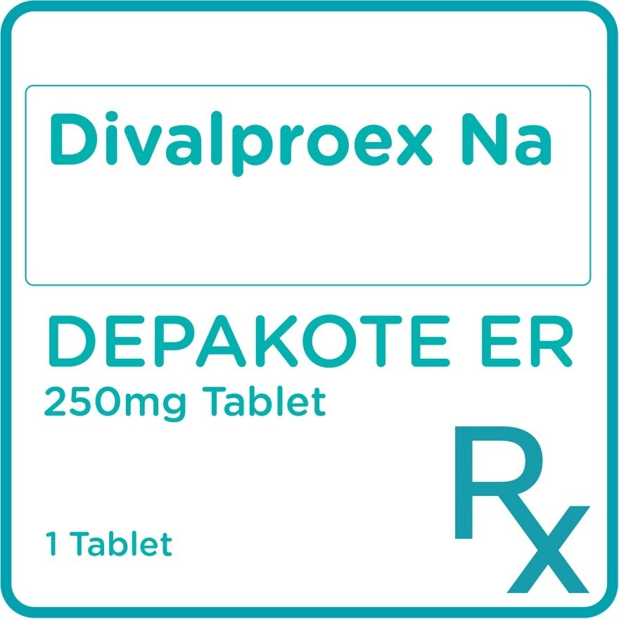 Divalproex Na 250mg 1 Extended-Release Tablet [PRESCRIPTION REQUIRED]