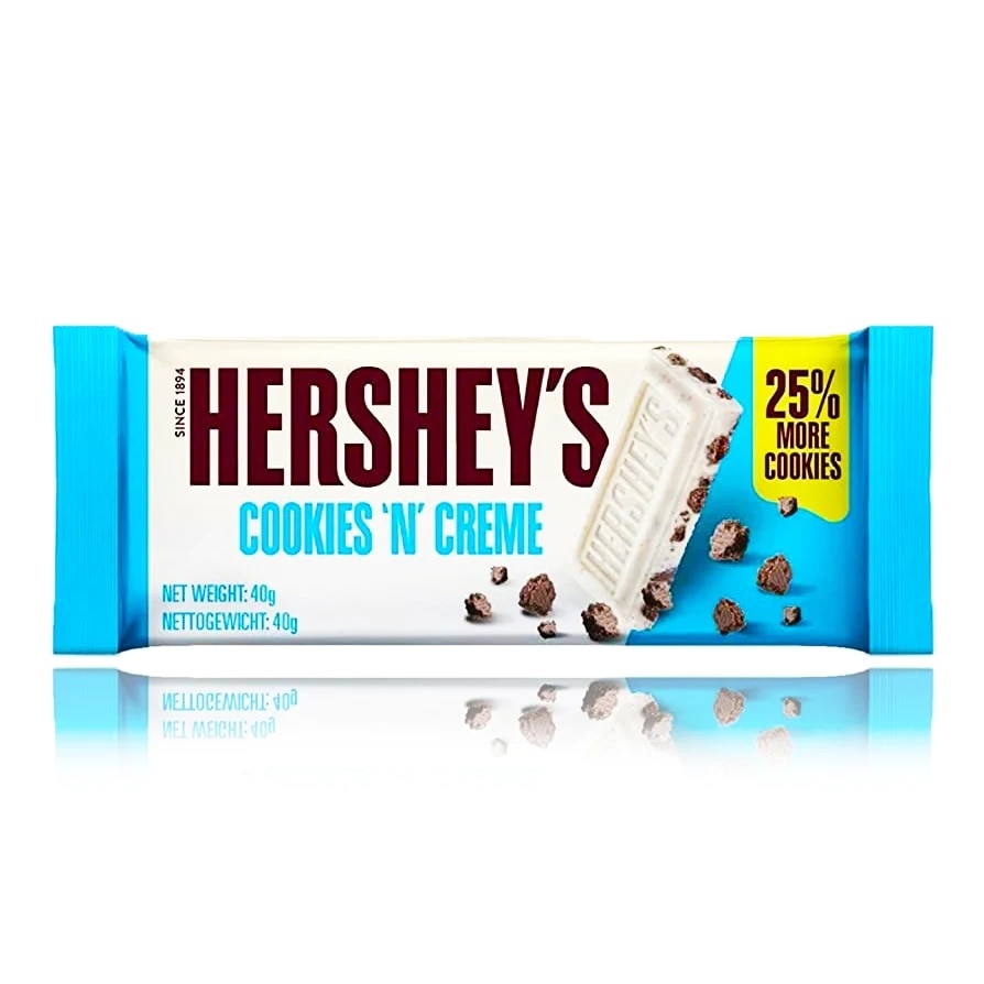 Hersheys Chocolate Cookies N Crm Bar 40G